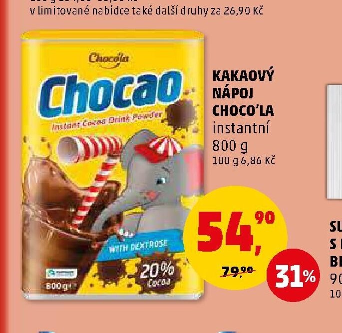 Kakaový nápoj Choco'la