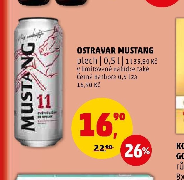 OSTRAVAR MUSTANG plech 0,5 l