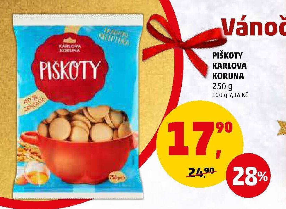 Piškoty Karlova Koruna