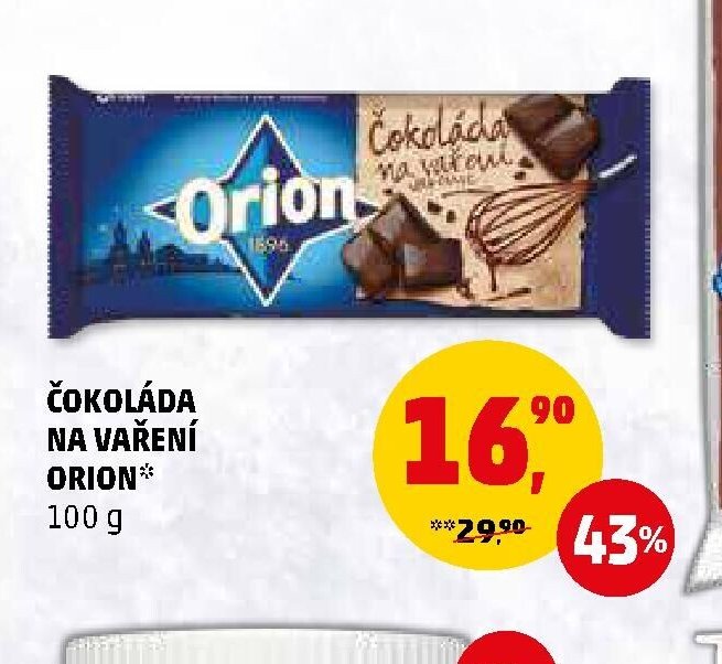 Čokoláda na vaření Orion