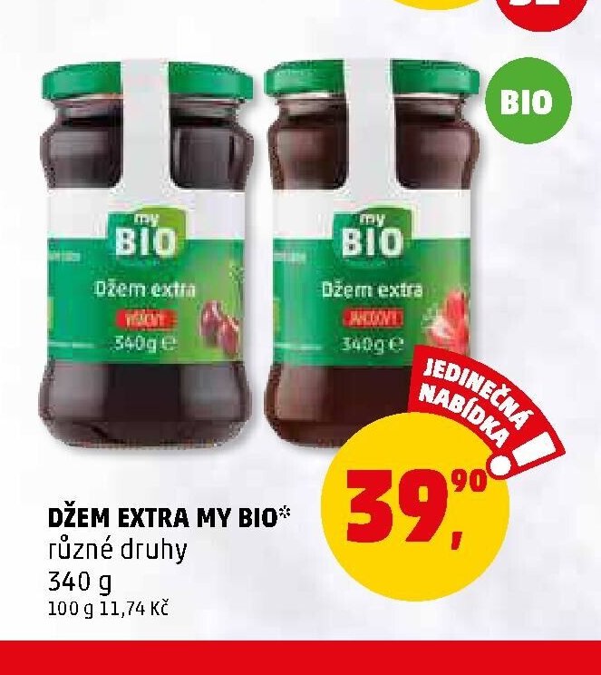 Džem extra My Bio