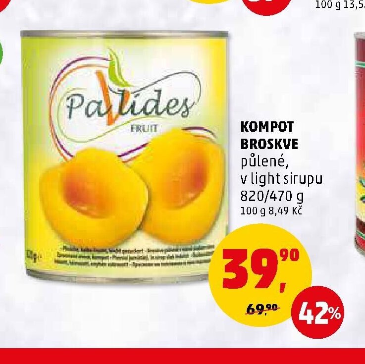 Kompot broskve