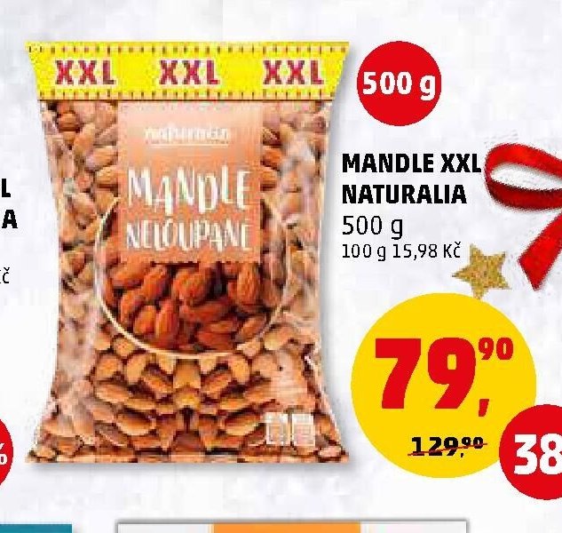 Mandle XXL Naturalia 500 g