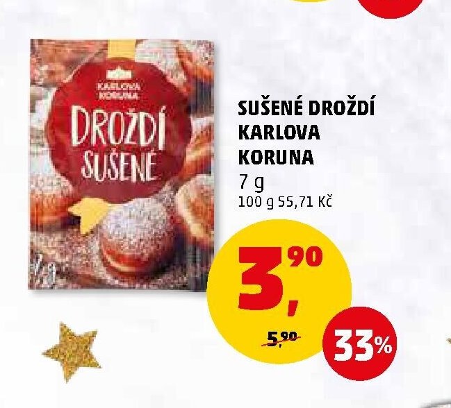 Sušené droždí Karlova Koruna 7 g