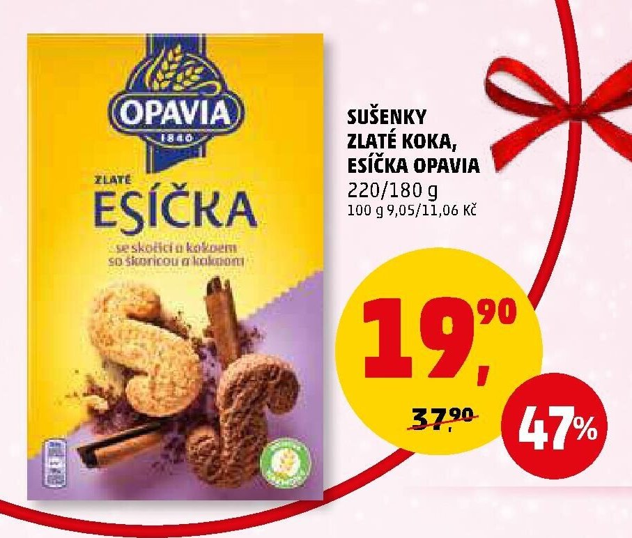 SUŠENKY ZLATÉ KOKA, ESÍČKA OPAVIA