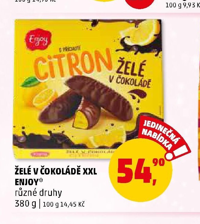ŽELÉ V ČOKOLÁDĚ XXL ENJOY*