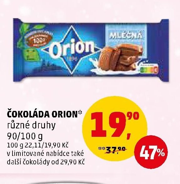 ČOKOLÁDA ORION*