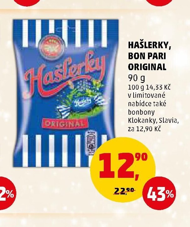 HAŠLERKY, BON PARI ORIGINAL
