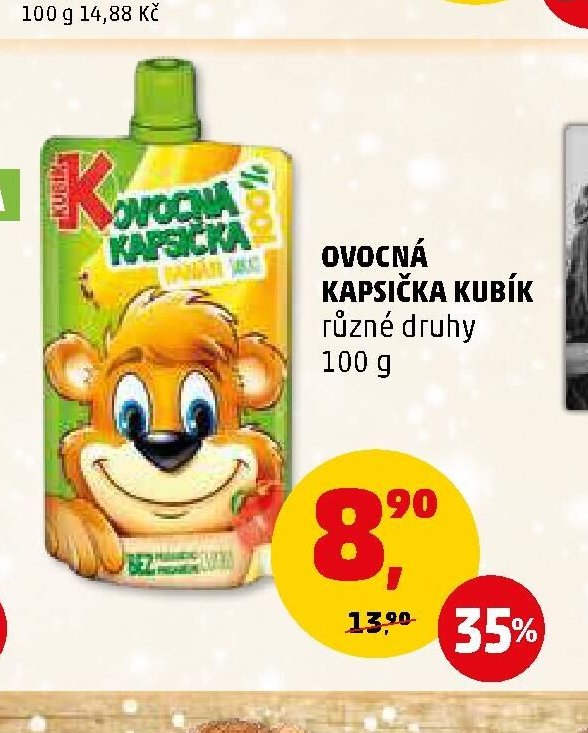OVOCNÁ KAPSIČKA KUBÍK