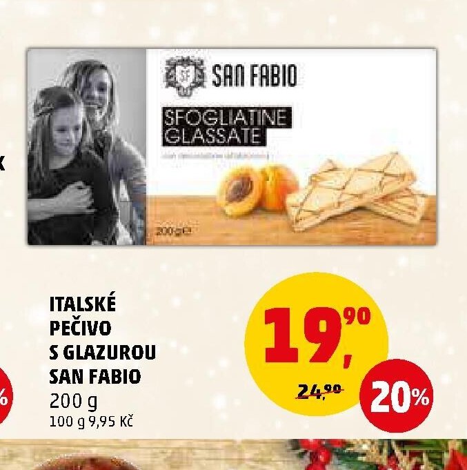 ITALSKÉ PEČIVO S GLAZUROU SAN FABIO