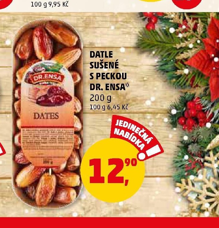 DATLE SUŠENÉ S PECKOU DR. ENSA