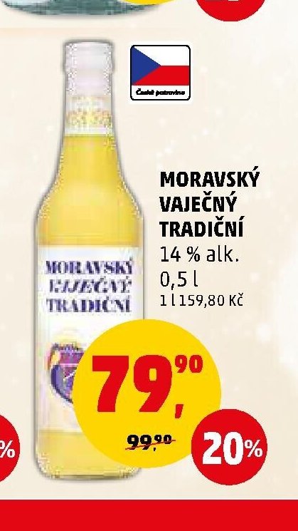 Moravský vaječný tradiční 14 % alk. 0,5 l