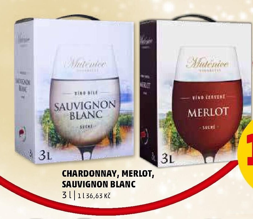 Chardonnay, Merlot, Sauvignon Blanc (3L box)