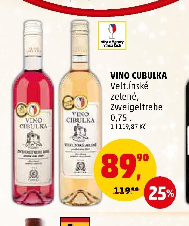 Vino Cibulka Veltlínské zelené, Zweigeltrebe