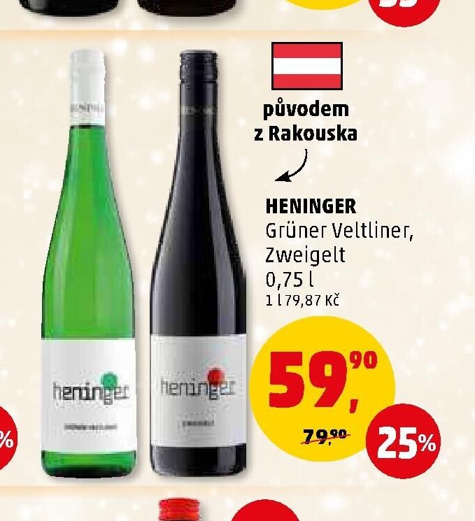 Heninger Grüner Veltliner, Zweigelt
