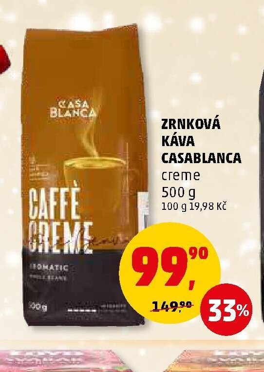 ZRNKOVÁ KÁVA CASABLANCA creme