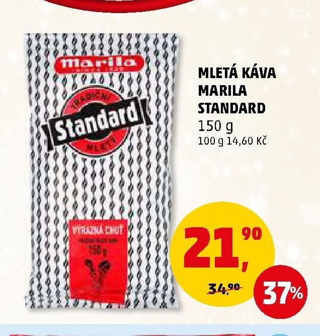MLETÁ KÁVA MARILA STANDARD
