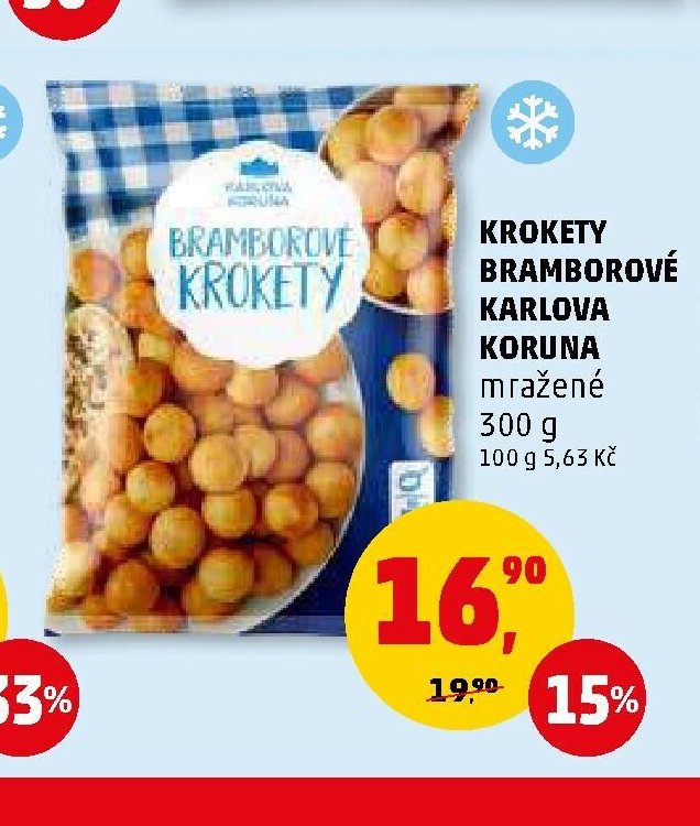 KROKETY BRAMBOROVÉ KARLOVA KORUNA