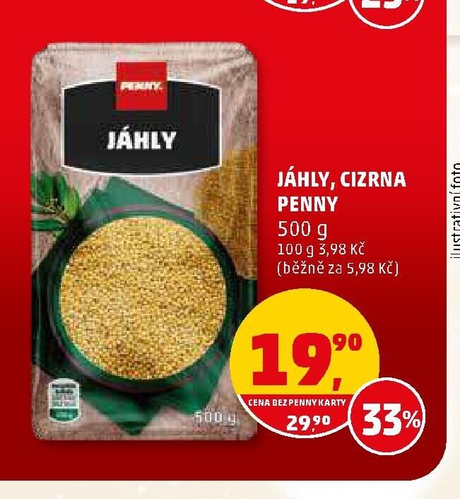 JÁHLY, CIZRNA PENNY