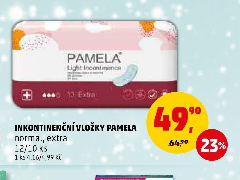 INKONTINENČNÍ VLOŽKY PAMELA