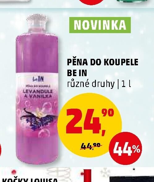 PĚNA DO KOUPELE BE IN