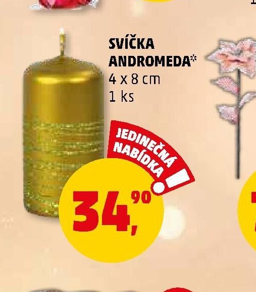 SVÍČKA ANDROMEDA