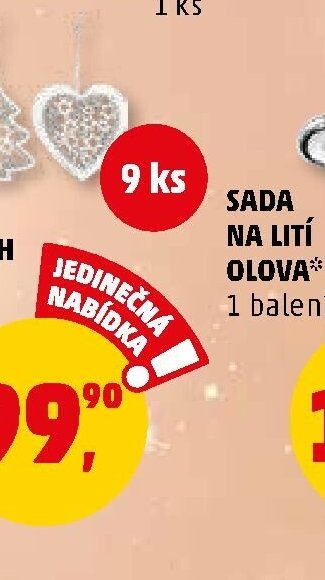 SADA DŘEVĚNÝCH OZDOB