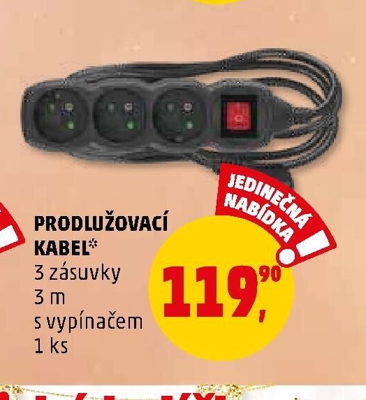 PRODLUŽOVACÍ KABEL