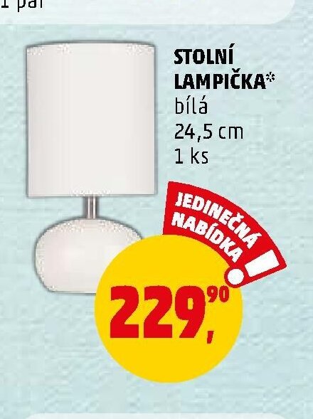STOLNÍ LAMPIČKA