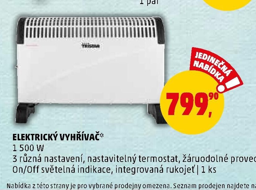ELEKTRICKÝ VYHŘÍVAČ