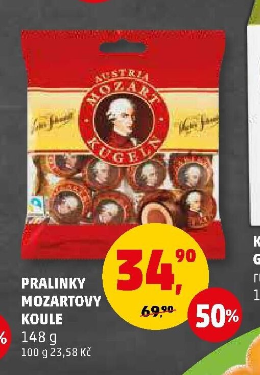 PRALINKY MOZARTOVY KOULE 148 g