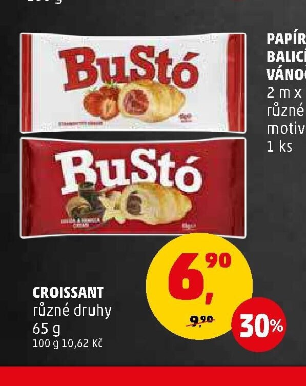 CROISSANT různé druhy 65 g