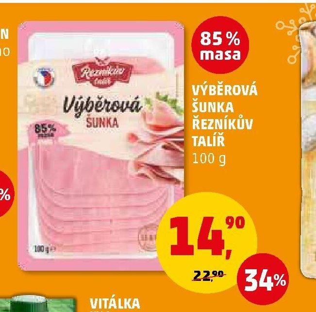 Výběrová šunka Řezníkův talíř