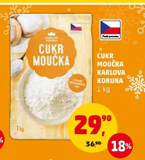 Cukr moučka Karlova Koruna