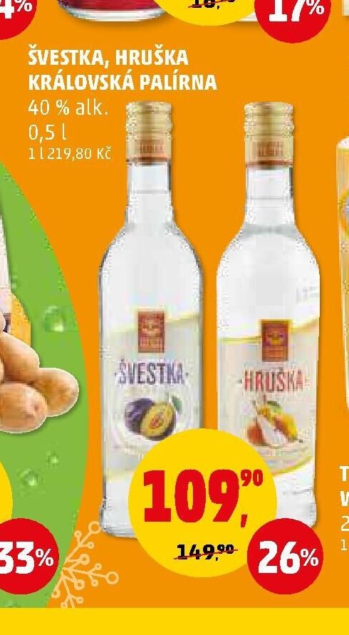 Švestka, Hruška Královská palírna