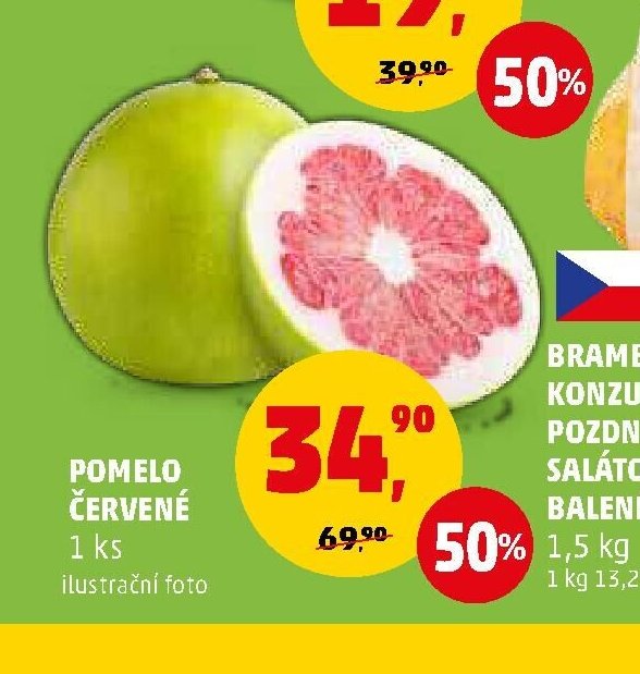 Pomelo červené