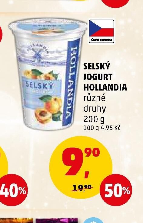 Selský jogurt Hollandia