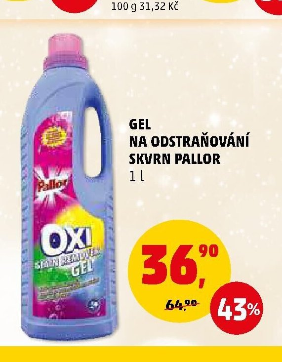 GEL NA ODSTRAŇOVÁNÍ SKVRN PALLOR