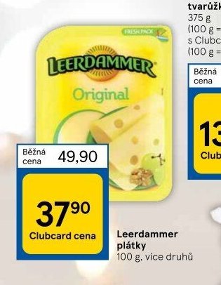 Leerdammer plátky 100 g
