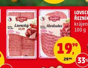 Lovecký salám, Herkules Řezníkův talíř 100 g