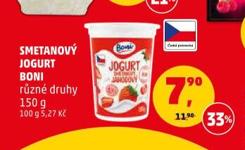 Smetanový jogurt Boni 150 g