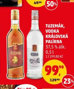 Tuzemák, Vodka Královská palírna 0,5 l