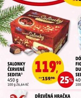 SALONKY ČERVENÉ SEDITA
