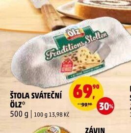 ŠTOLA SVÁTEČNÍ ÖLZ