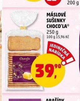 MÁSLOVÉ SUŠENKY CHOCO'LA