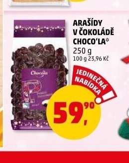 ARAŠÍDY V ČOKOLÁDĚ CHOCO'LA