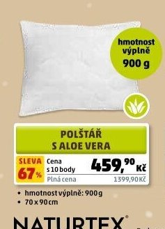 POLŠTÁŘ S ALOE VERA