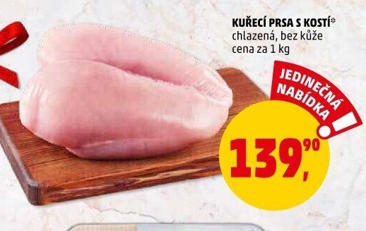 Kuřecí prsa s kostí