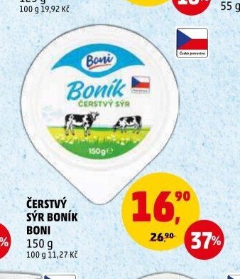 ČERSTVÝ SÝR BONÍK BONI 150 g