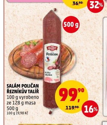SALÁM POLIČAN ŘEZNÍKŮV TALÍŘ